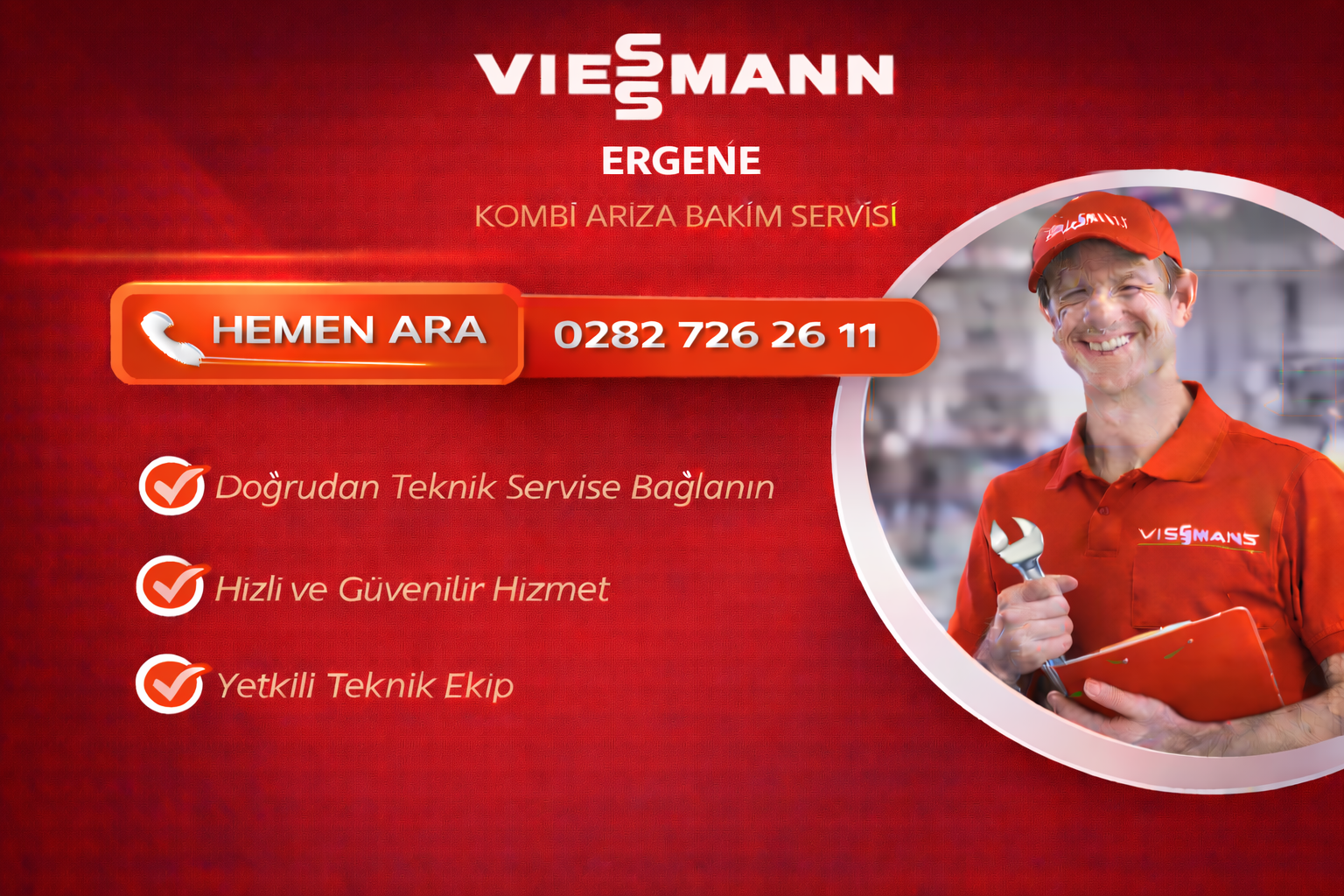 VİESSMANN ERGENE KOMBİ ARIZA BAKIM SERVİSİ