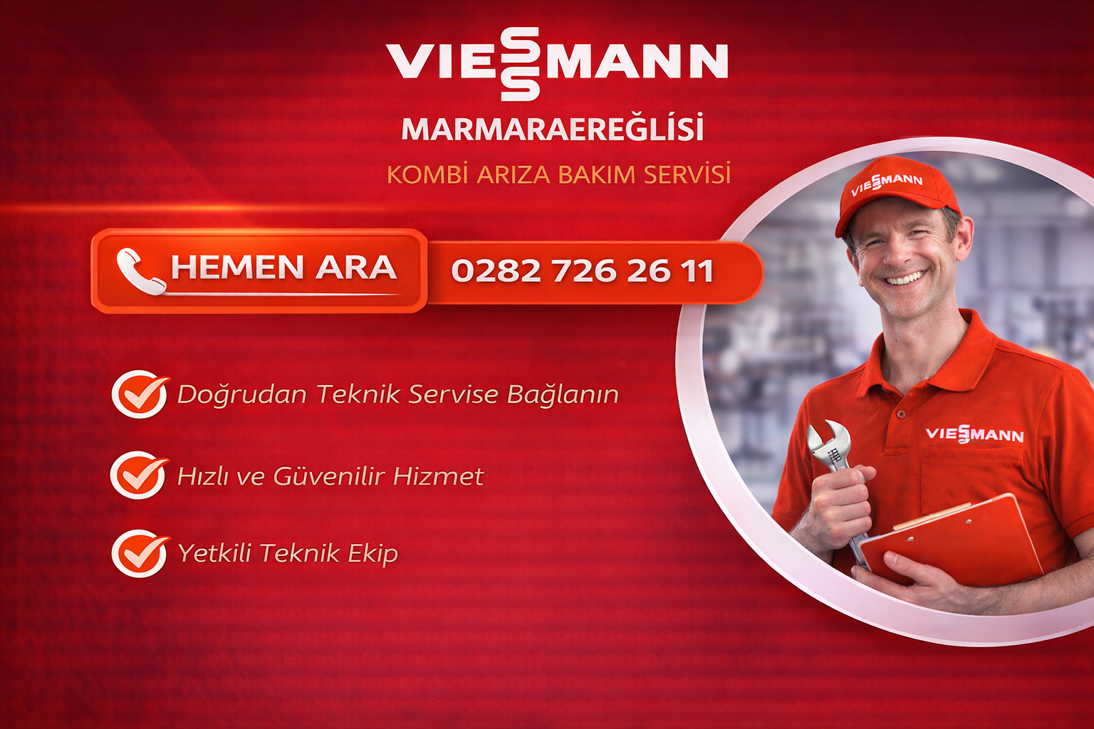 VİESSMANN MARMARAEREĞLİSİ KOMBİ ARIZA BAKIM SERVİSİ