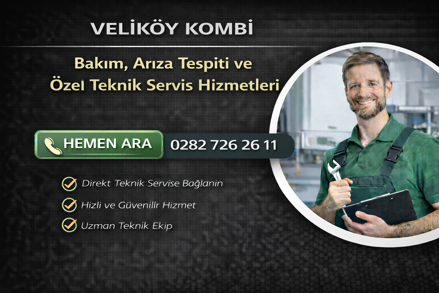 Veliköy Kombi Bakım, Arıza Tespiti ve Özel Teknik Servis Hizmetleri